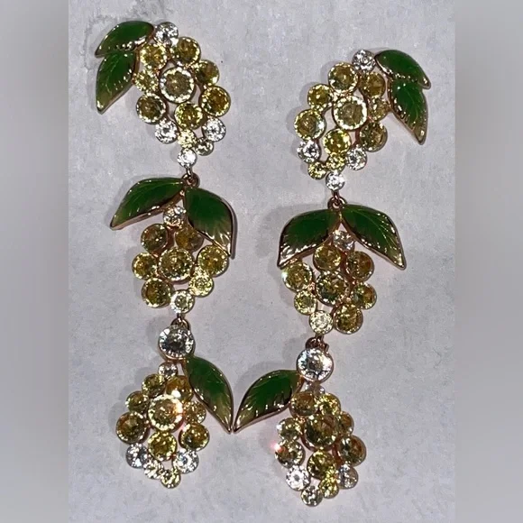 Bomb Party Market Fresh Grapes Dangle Earrings - Picture 9 of 11